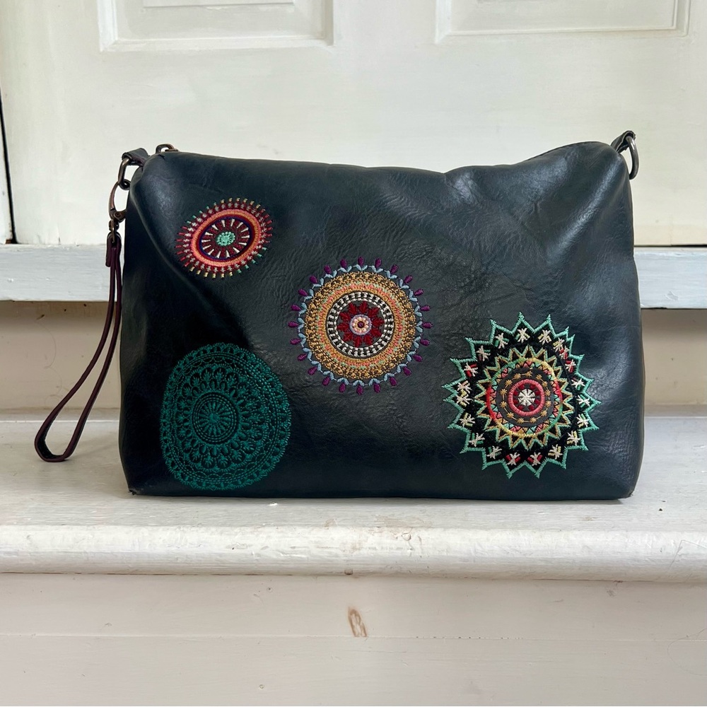 Desigual embroidered convertible bag - Picture 7 of 12